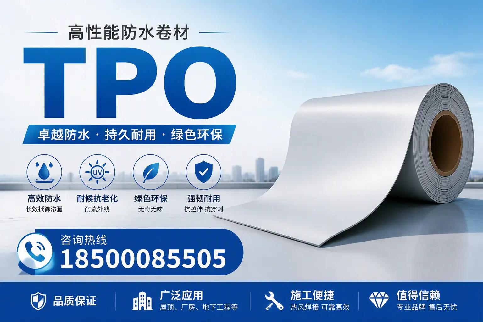 TPO材料的环保特性及其在阿里的应用